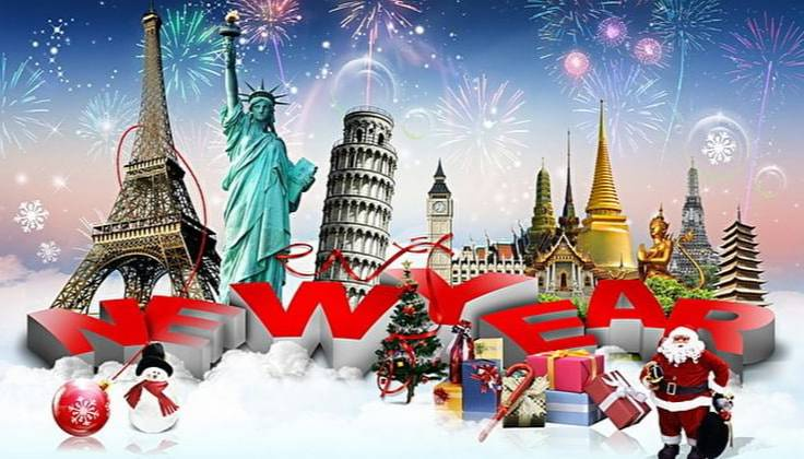 Новый год путешествует по миру